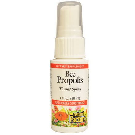 Natural Factors, Bee Propolis Throat Spray 30ml