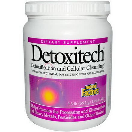 Natural Factors, Detoxitech Detoxification and Cellular Cleansing 592g