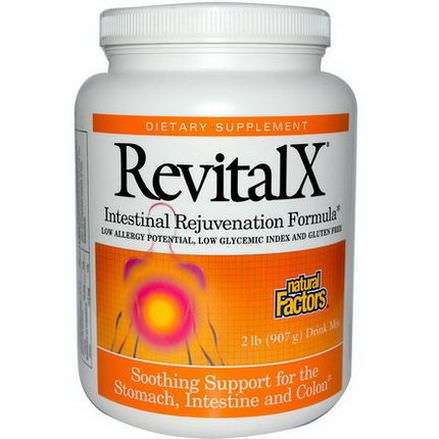 Natural Factors, RevitalX, Intestinal Rejuvenation Formula Drink Mix 907g