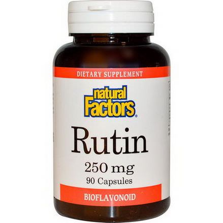 Natural Factors, Rutin, 250mg, 90 Capsules
