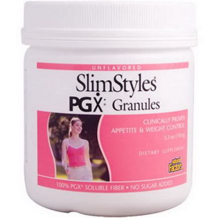 Natural Factors, SlimStyles, PGX Granules, Unflavored 150g