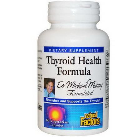 Natural Factors, Thyroid Health Formula, 60 Veggie Caps