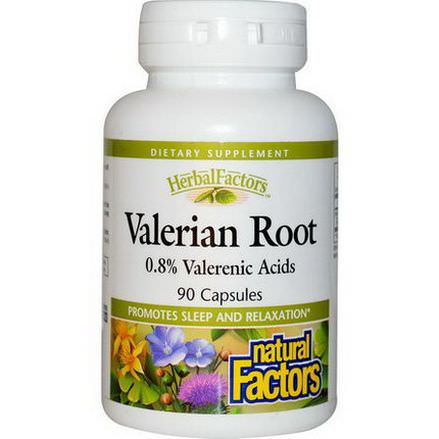 Natural Factors, Valerian Root, 90 Capsules