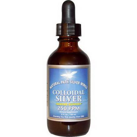 Natural Path Silver Wings, Colloidal Silver, 250 ppm 60ml