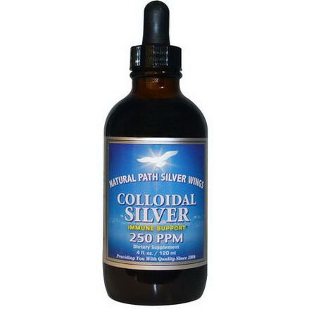 Natural Path Silver Wings, Colloidal Silver, 250 ppm 120ml