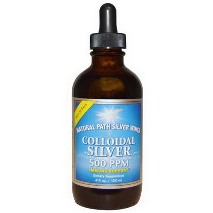 Natural Path Silver Wings, Colloidal Silver, 500 ppm 120ml