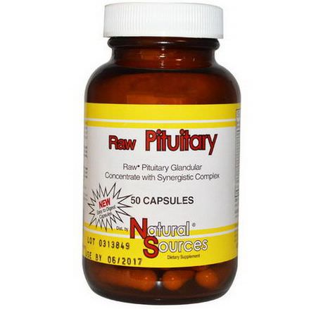 Natural Sources, Raw Pituitary, 50 Capsules