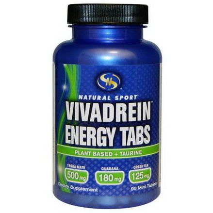 Natural Sport, Vivadrein Energy Tabs, 90 Mini Tablets