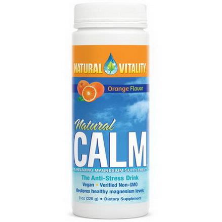 Natural Vitality, Natural Calm, The Anti-Stress Drink, Orange Flavor 226g