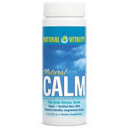 Natural Vitality, Natural Calm, The Anti-Stress Drink Unflavored 226g