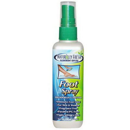 Naturally Fresh, Foot Spray, Deodorant Crystal 120ml