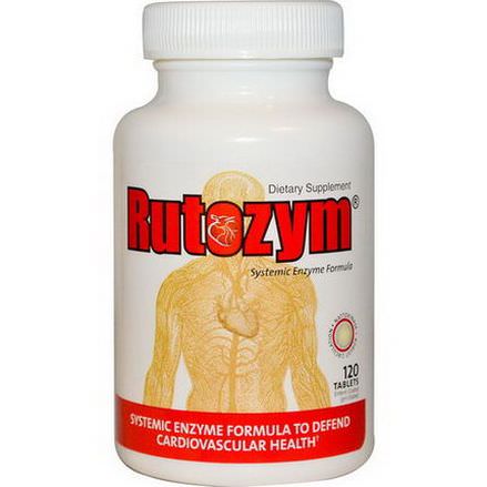 Naturally Vitamins, Rutozym, Systemic Enzyme Formula, 120 Tablets