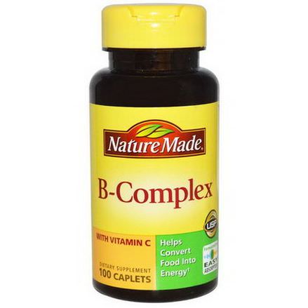 Nature Made, B-Complex with Vitamin C, 100 Caplets