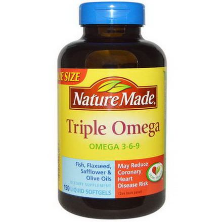 Nature Made, Triple Omega, 150 Liquid Softgels