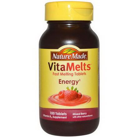 Nature Made, VitaMelts, Energy, Mixed Berry, 100 Tablets