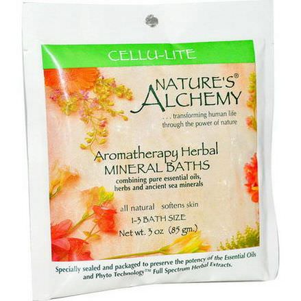 Nature's Alchemy, Aromatherapy Herbal Mineral Baths, Cellu-Lite 85g