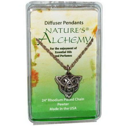 Nature's Alchemy, Celtic Necklace, Diffuser Pendant, 1 Pendant