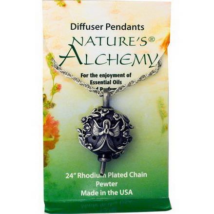 Nature's Alchemy, Diffuser Pendants, Angel Necklace