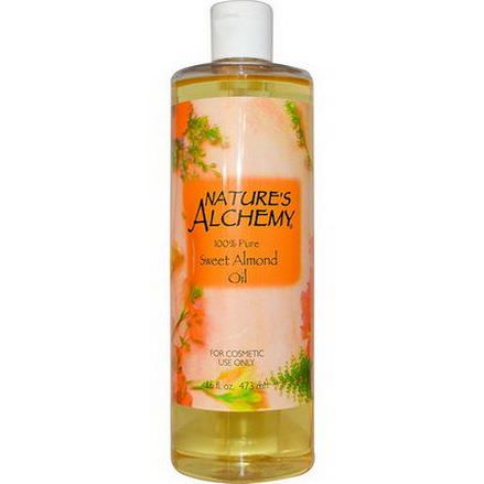 Nature's Alchemy, Sweet Almond Oil 473ml