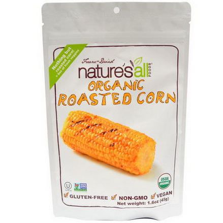 Nature's All, Foods, Freeze-Dried Organic Roasted Corn 45g