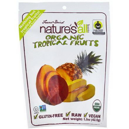Nature's All, Organic Tropical Fruits 42.5g