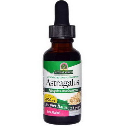 Nature's Answer, Astragalus, Low Alcohol, 2000mg 30ml