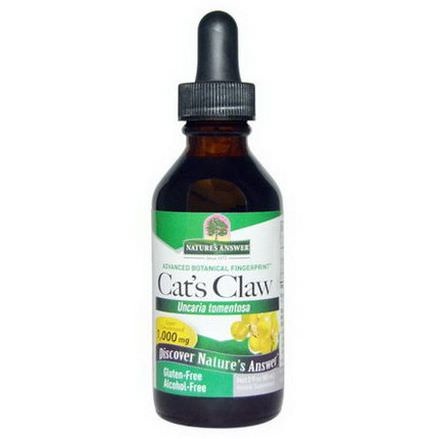 Nature's Answer, Cat's Claw, Alcohol-Free, 1,000mg 60ml