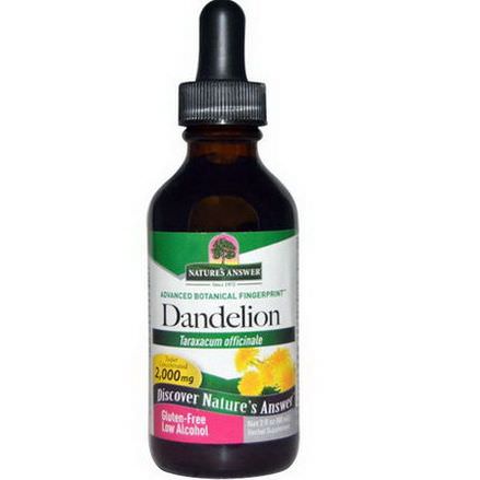 Nature's Answer, Dandelion, Low Alcohol, 2,000mg 60ml