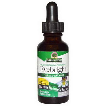 Nature's Answer, Eyebright, Alcohol-Free, 2000mg 30ml