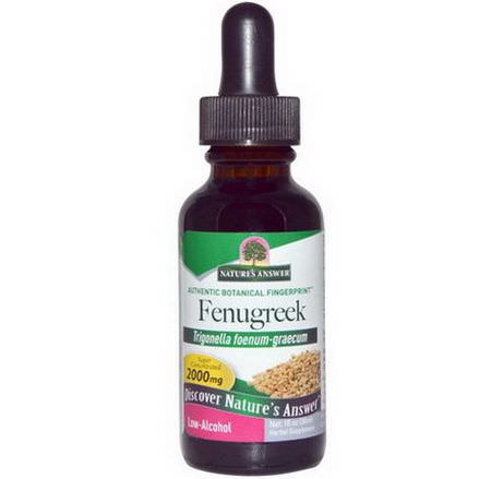 Nature's Answer, Fenugreek, Low-Alcohol, 2000mg 30ml