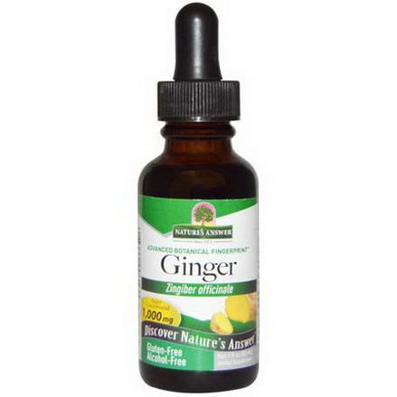 Nature's Answer, Ginger, Alcohol-Free, 1,000mg 30ml