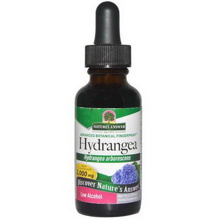 Nature's Answer, Hydrangea, Low Alcohol, 2,000mg 30ml