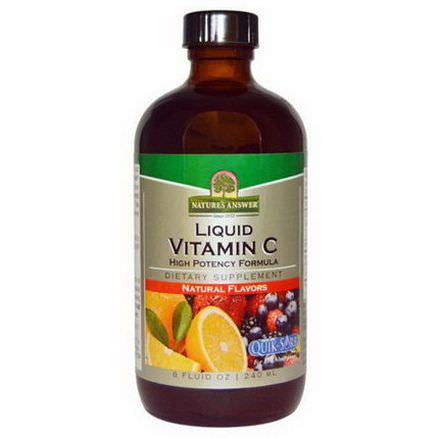 Nature's Answer, Liquid Vitamin C, Natural Flavors 240ml