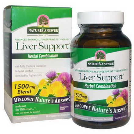 Nature's Answer, Liver Support, 1500mg, 90 Veggie Caps