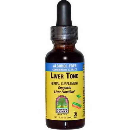 Nature's Answer, Liver Tone, Alcohol-Free Combination Extract 30ml