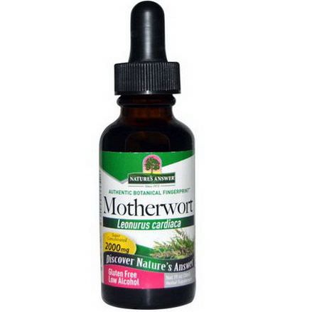 Nature's Answer, Motherwort, Low Alcohol, 2000mg 30ml