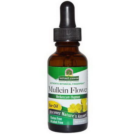 Nature's Answer, Mullein Flower, Ear Oil, Alcohol Free 30ml