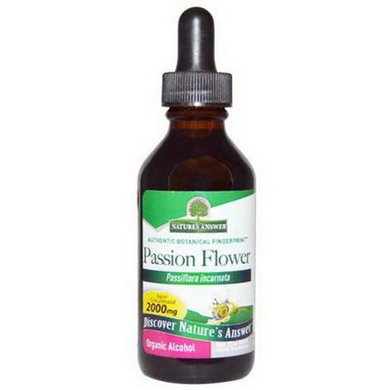 Nature's Answer, Passion Flower, Organic Alcohol 60ml