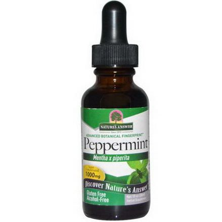 Nature's Answer, Peppermint, Alcohol-Free, 1000mg 30ml