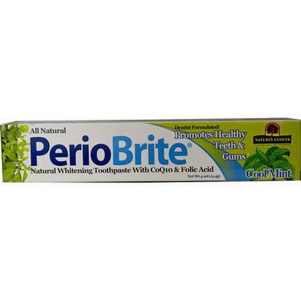 Nature's Answer, Periobrite Natural Toothpaste, Cool Mint 113.4g
