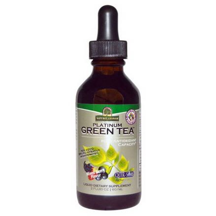 Nature's Answer, Platinum Green Tea, High Antioxidant, Mixed Berry Flavor 60ml