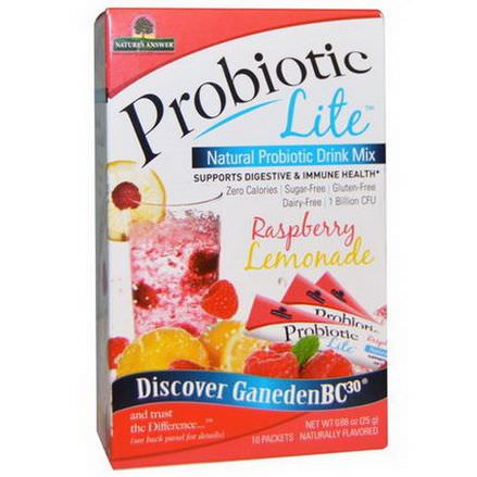 Nature's Answer, Probiotic Lite, Raspberry Lemonade 25g