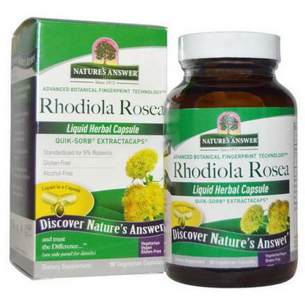 Nature's Answer, Rhodiola Rosea, 90 Veggie Caps