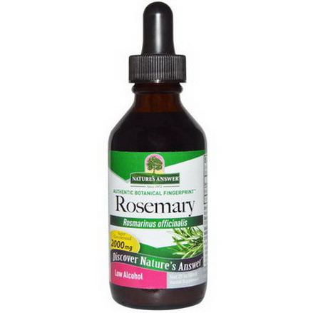 Nature's Answer, Rosemary, Low Alcohol, 2000mg 60ml