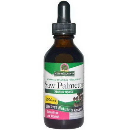 Nature's Answer, Saw Palmetto, Low Alcohol, 2000mg 60ml