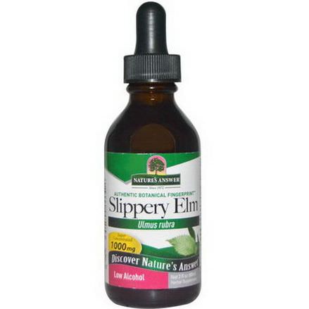 Nature's Answer, Slippery Elm, Low Alcohol, 1000mg 60ml
