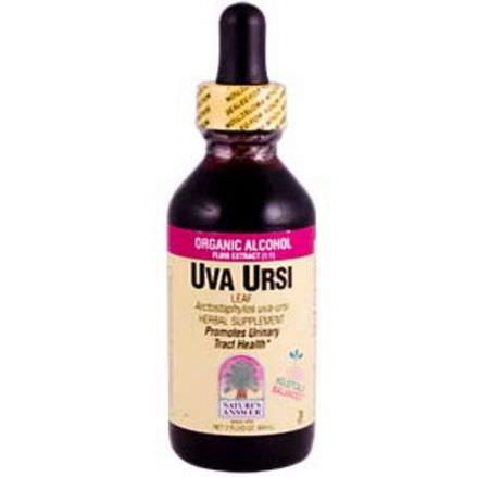 Nature's Answer, Uva Ursi Leaf, Organic Alcohol Extract 60ml