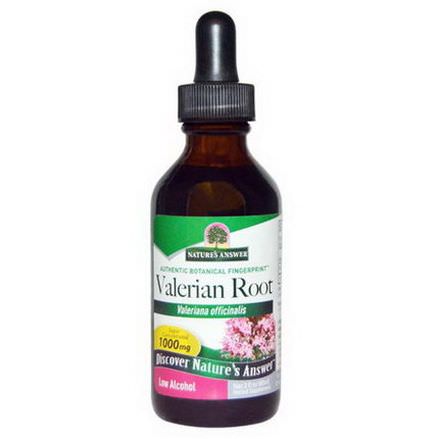 Nature's Answer, Valerian Root, Low Alcohol, 1000mg 60ml