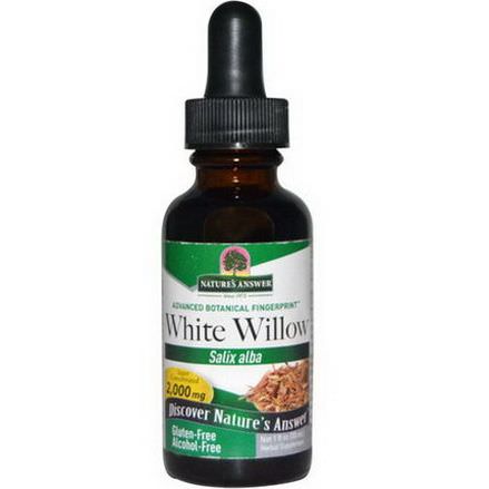 Nature's Answer, White Willow, Alcohol-Free, 2,000mg 30ml