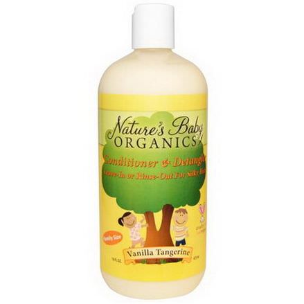 Nature's Baby Organics, Conditioner&Detangler, Vanilla Tangerine 473ml